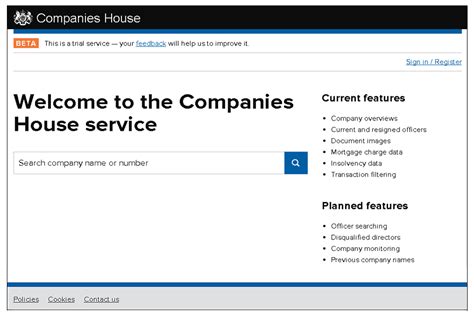 companies house bet a|companies house service entity search.